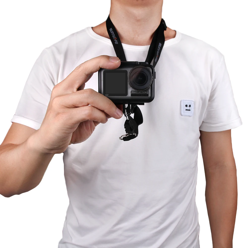 Ремешок на шею DJI Osmo для экшн камеры GoPro Hero7 6 5 sessio 4 sj5000 SJ6 sj8 xiaoyi 4K|Чехлы экшн-камер| |