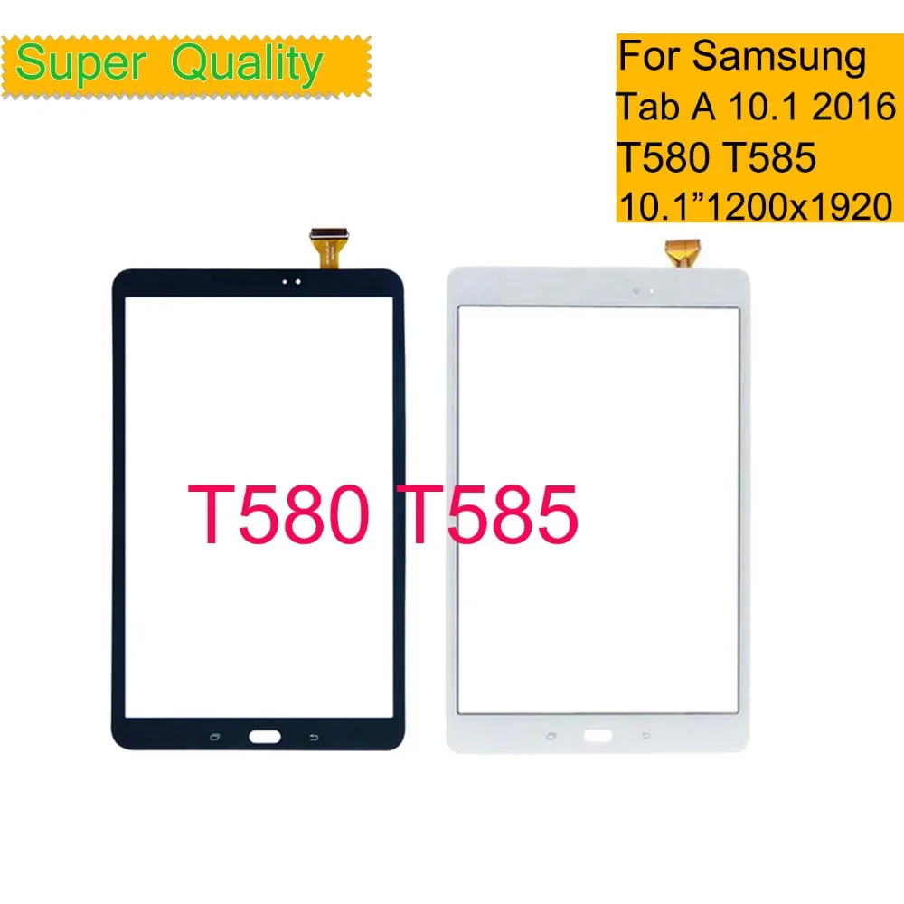 Per Samsung Galaxy Tab A 10.1 2016 T580 T585 SM-T580 SM-T585 Touch Screen Digitizer Sensor Panel sostituzione Tablet