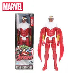 2019 30 см игрушки Marvel Мстители Endgame Сокол Marvel Ironman Американский капитан ПВХ фигурка супергероя Коллекционная модель