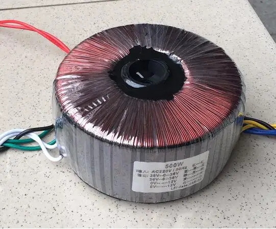 500W Кольцевой трансформатор выходы 36V 0 12V среднего 10 линейный выход.|Усилители