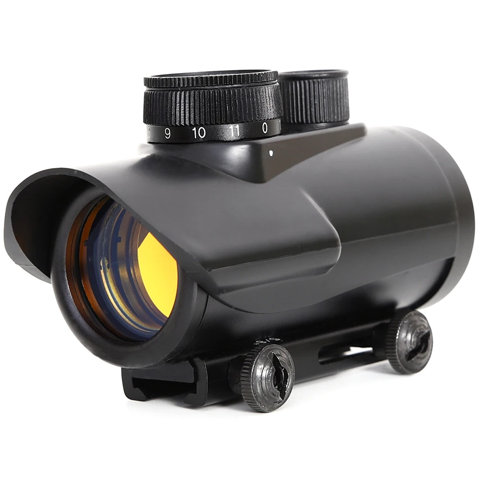 HD40X punto rojo mira alcance holográfico táctico Riflescopes 11 niveles Control de brillo Airsoft Rifle vista óptica para caza