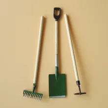 Mini Dollhouse Accessories Simulation Gardening Tools 3pcs Mini Life Scene Model