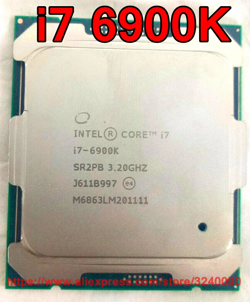 Оригинальный процессор Intel CPU CORE i7 6900k телефон 3 20 ГГц МБ 8-ядерный бесплатная