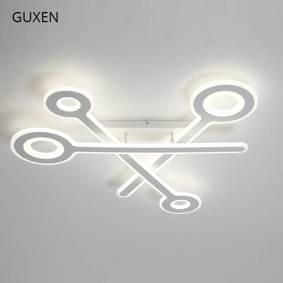 

GUXEN Creative ceiling light 3/4 Head Led Scissor light lamp 110V 220V for living room bedroom
