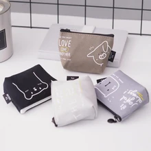 1 шт. Kawaii Мини животное кошка Свинья медведь монета-женские кошельки на молнии монета-сумки для ключей денег сумка канцелярская карточка держатели