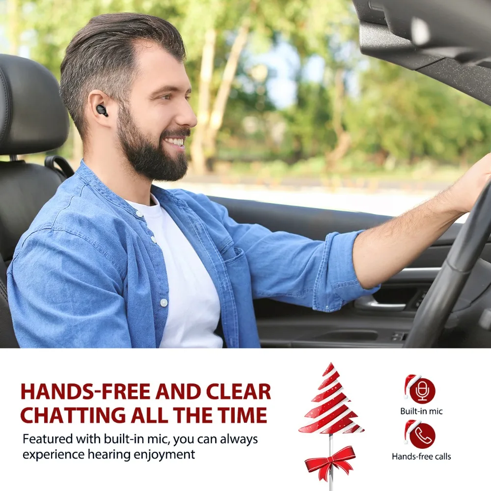 Mpow Mini Bluetooth 5 0 наушники вкладыши Беспроводные с кристально чистым микрофоном и