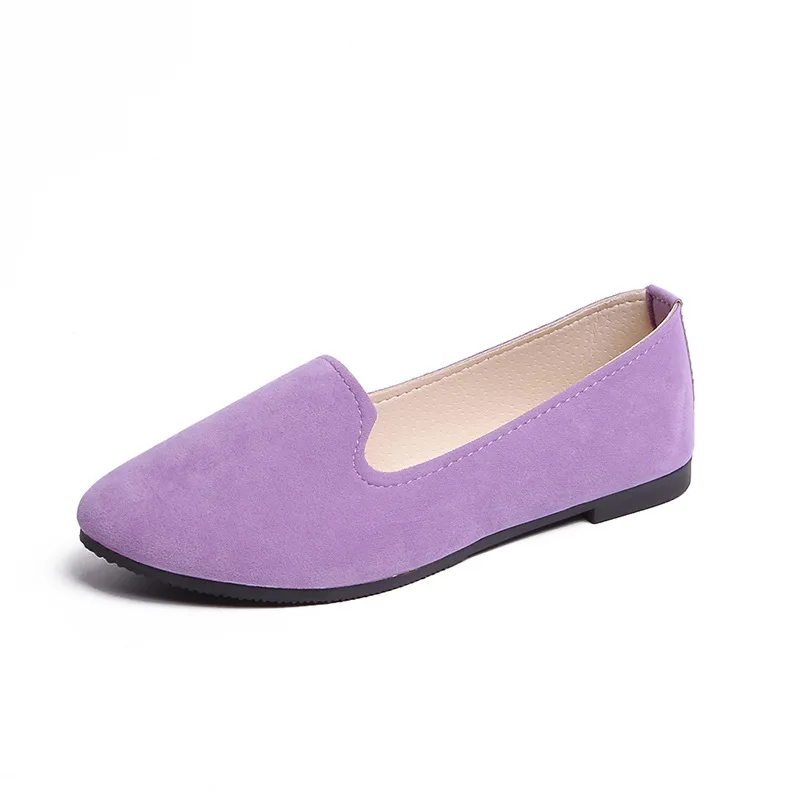 YeddaMavis/Новая модная обувь на плоской подошве; женская однотонная обувь ярких цветов из лакированной искусственной кожи; женские балетки на плоской подошве; Повседневная обувь; обувь принцессы - Цвет: 15