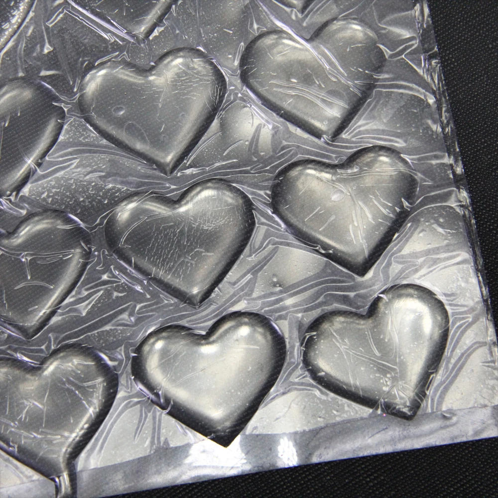 

30*33mm Transparent silicone fender heart shape Round 3D Crystal Clear Epoxy Adhesive Circles Bottle Cap Stickers 32pcs,32Y50069