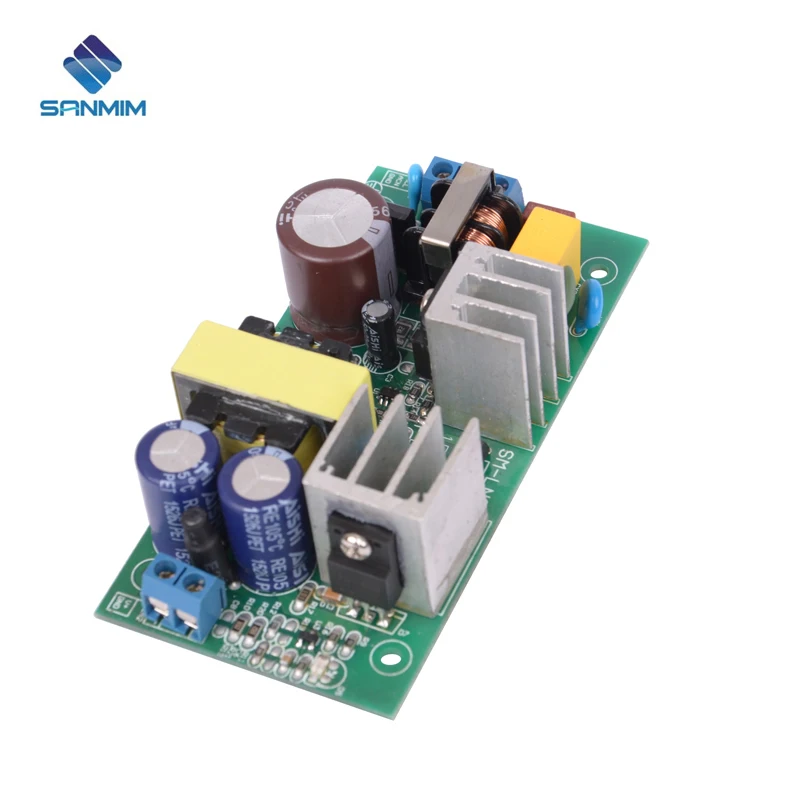 SANMIN AC220V DC15V 2A 30W источник питания изолированный модуль с переключателем от 220 до 15