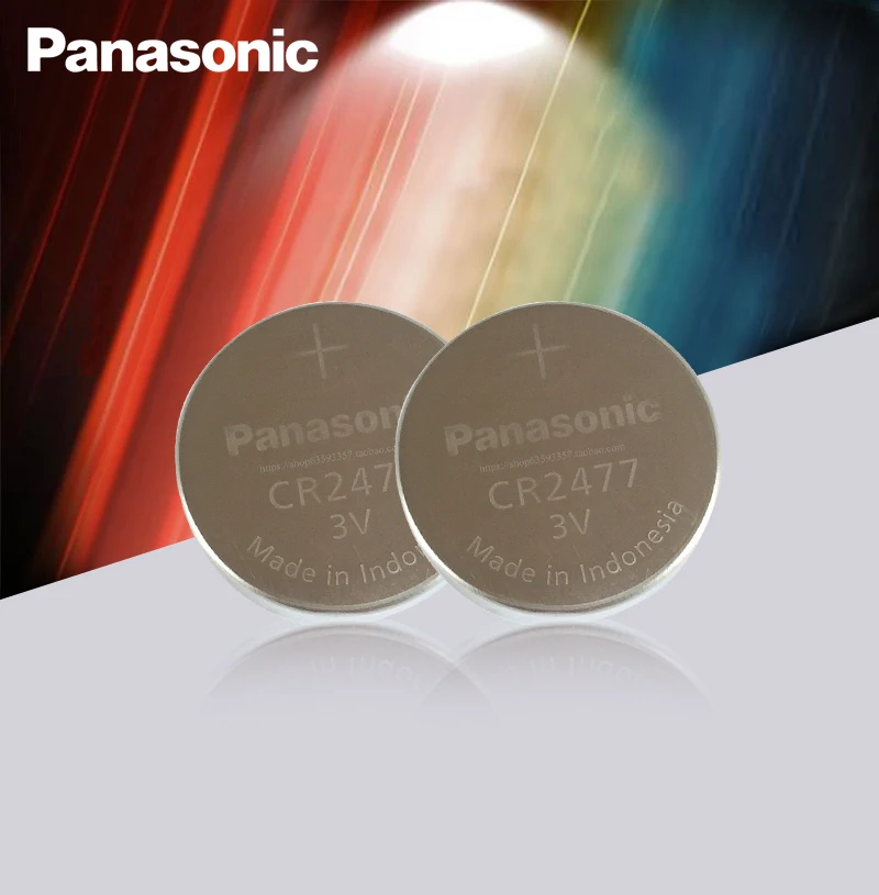 Подлинный Panasonic CR2477 3V CR 2477 высокая производительность высокая термостойкость Кнопка монета батареи