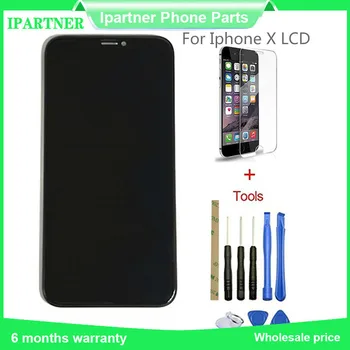 Original Mobile Phone LCD For Iphone X LCD Touch Screen Replacement Parts 10pcslot 5.8 Inch High Quality Black Free Shipping
