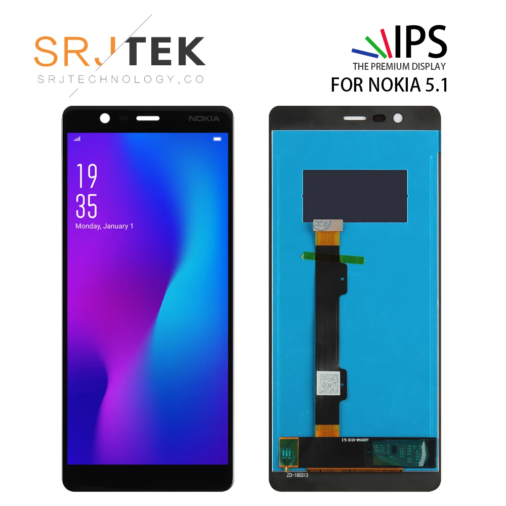 

5.5" LCD For Nokia 5.1 Touch Screen Digitizer Display Touch Screen Digitizer Replacement Parts For Nokia 5.1 2160x1080 LCD