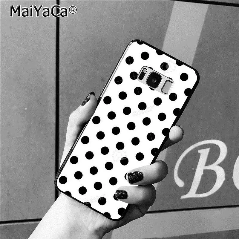 Red Black Gold Polka dots Dot