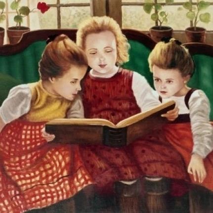 The Fairy Tale  Walter Firle (1859-1929 German) Poster Print (18 x 24)