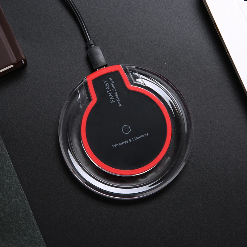 S GUARD Оригинальное Мини Qi Беспроводное зарядное устройство USB зарядка Pad для iPhone X 8