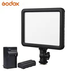 Godox светодиодный свет ультра тонкий P120C студия непрерывной 3300 к ~ 5600 к светодиодный видео свет лампы с батареей для камеры DV видеокамеры