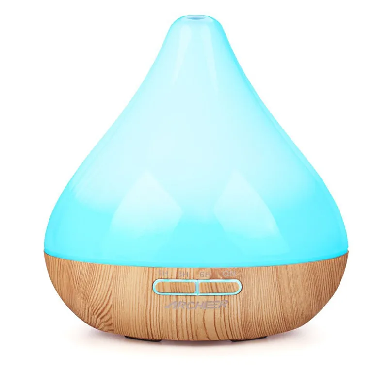 

1 Pcs Multi-function Led Lamp Oil Diffuser Cool Mist Humidifier Ultrasonic Aroma Diffuser 300ml LED Night Light with US Plug