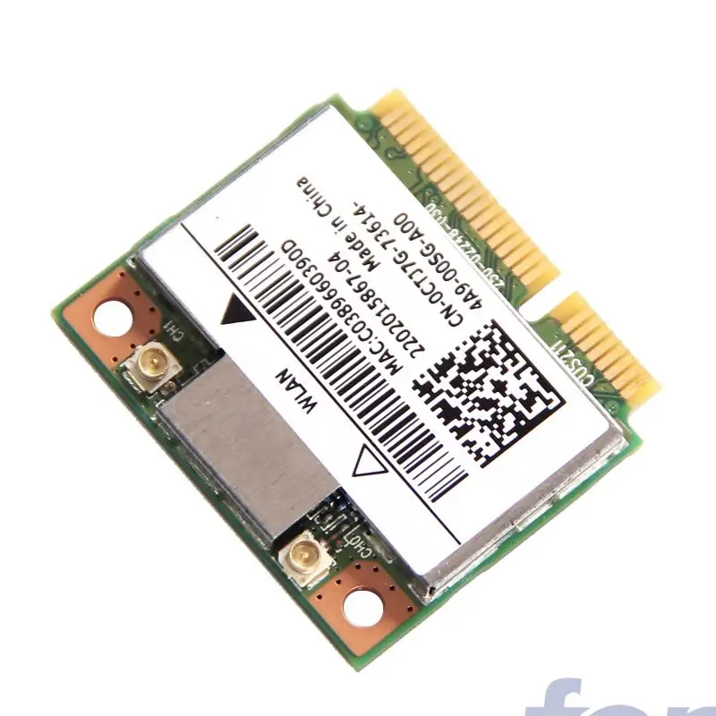 Для сети Bigfoot Dell Killer wireless-N 1202 AR5B22 двухдиапазонный беспроводной мини PCI-E карта WiFi Bluetooth 4,0 Wlan адаптер