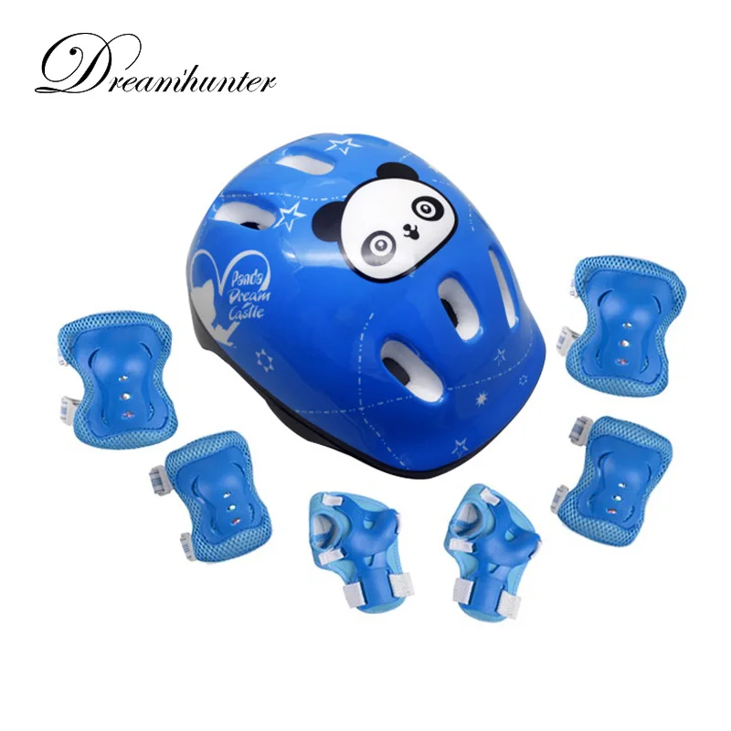 Children Sports Safety 7pc/Set Boys Girls Cycling Skating Elbow Knee
