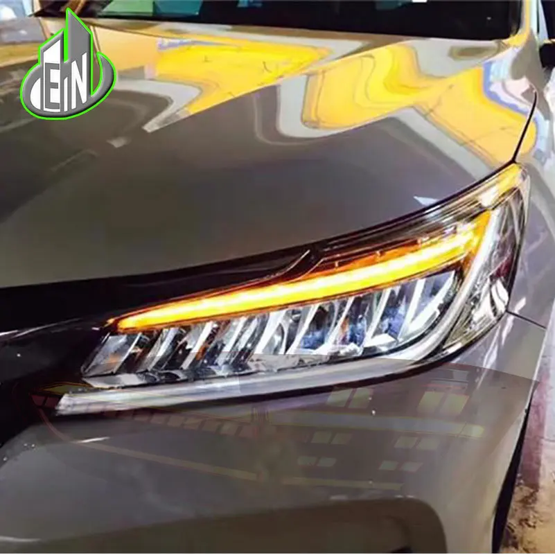 Car Styling Head Lamp For Honda Accord 10th Headlights 2016 2017 Led Car Styling Head Lamp For Honda Accord 10th Headlights 2016 2017 Led High Beam Low With Yellow Turning Signal Bar