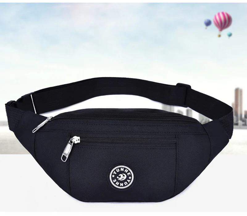 Fanny Pack Для женщин пояса нейлоновая сумка Пояс Сумка Для мужчин Мода красочные Бум Сумка для путешествий Hengreda кошелек телефон бедра объемный карман