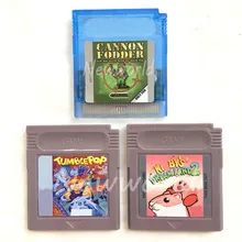 Cannon Fodder Tumble Pop Kirby's Dream Land 2 16 бит игровая консоль для видеоигр картридж карта для общей версии США/ЕС