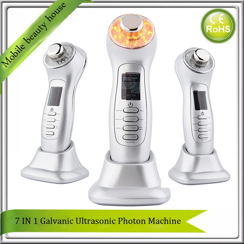 Galvanic Ultrasonic Photon Microcurrent Wrinkle Acne Spot Remover Skin