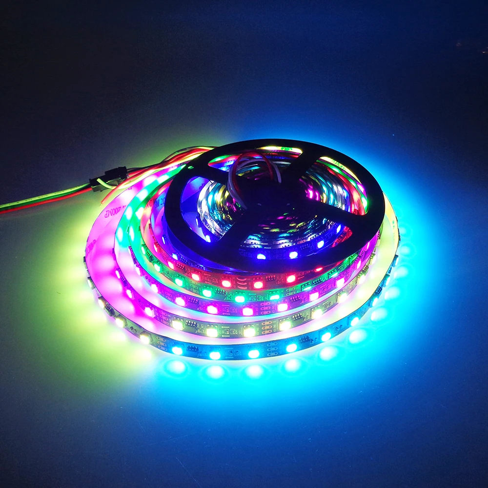 CHINCOLOR WS2811 Led Strip 5M IC Vedio show addressable individually ip30 waterproof 5050 RGB SMD 30 60 ledm 3 options  DA (6)