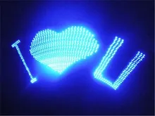 The 32 bit LED shook his stick suite DIY electronic production C PC parts of source program to change the word