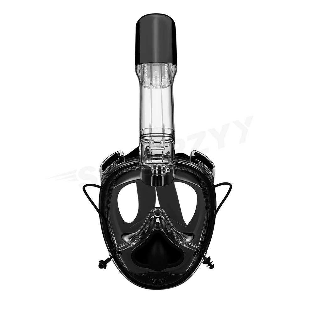 Обновленная мягкая маска для ныряния в носу 2,5 года, цельная маска для подводного плавания, противотуманная маска для детей и взрослых