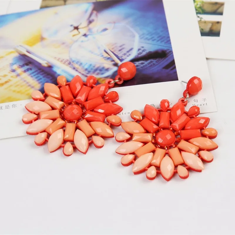 Серьги Новое поступление модные Brincos длинные Oorbellen Pendientes Mujer Moda Brinco Каффа круглые