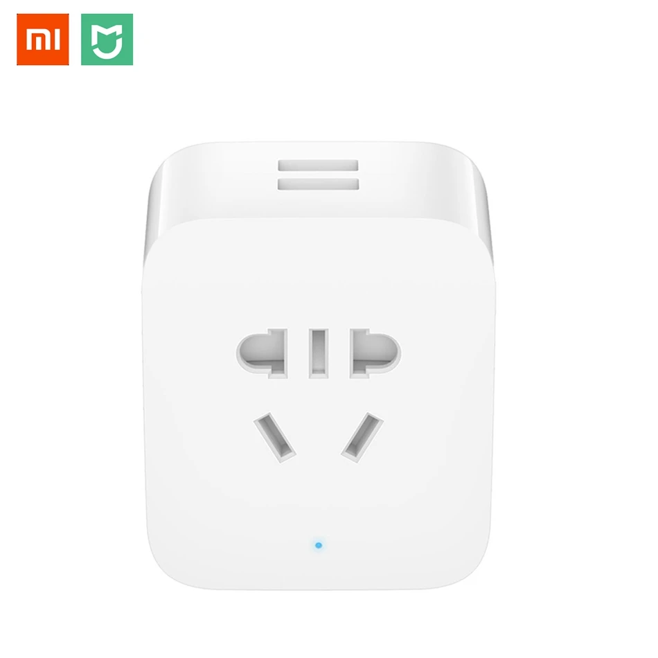 

Original Xiaomi Mijia Smart Home WIFI Socket Pro Version with 2 USB Charging Port Smart Home with two USB ports for Mi Home APP