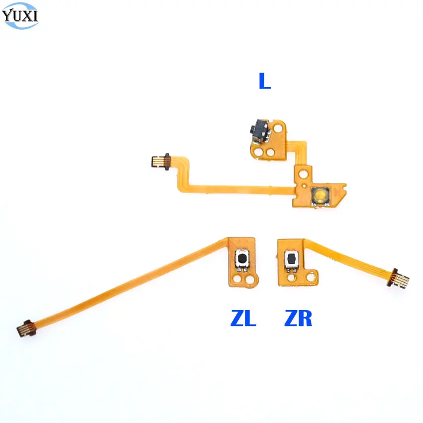 

YuXi New ZL ZR L Button Used Ribbon Flex Cable for Nintend Switch NS Joy Con Stick Caps Skin for Joy-Con Controller