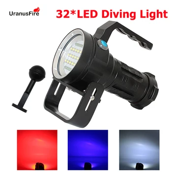 32*L2 LED Diving Flashlight underwater Photography video light XML2 LED powerful scuba diving flashlight 18650 battery torch 32*L2 LED Diving Flashlight underwater Photography video light XML2 LED powerful scuba diving flashlight 18650 battery torch