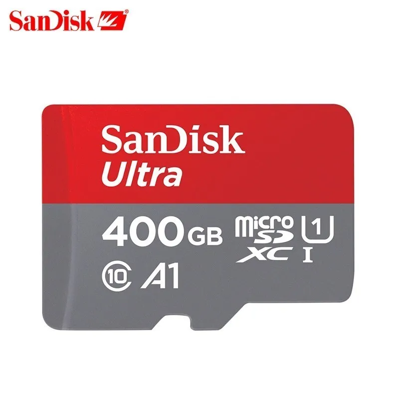 Двойной Флеш-накопитель SanDisk A1 слот для карт памяти micro SD карты памяти class 10 SDXC ультра SDHC 400 Гб 100 МБ/с. UHS-I - Емкость: SDSQUNC400GB