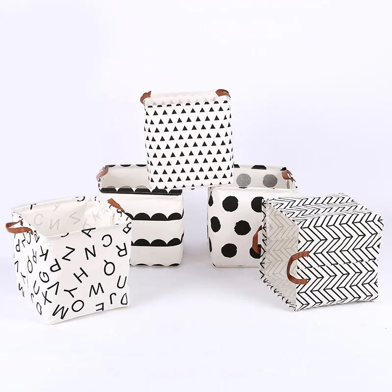 2019 جديد مربع للطي صندوق تخزين طفل سلة تخزين الألعاب المنزل للماء سلة الغسيل القابلة للطي تخزين برميل 32*32*32 سنتيمتر