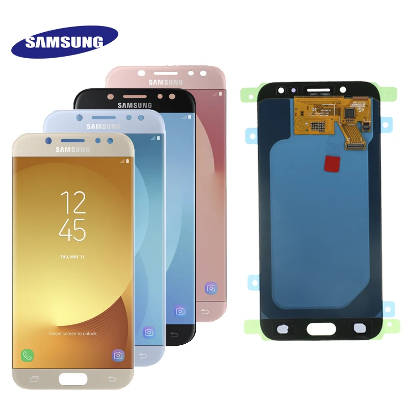 Оригинальный сменный дисплей SUPER AMOLED 5 2 дюйма ЖК для SAMSUNG Galaxy J5 PRO 2017 J530 J530F
