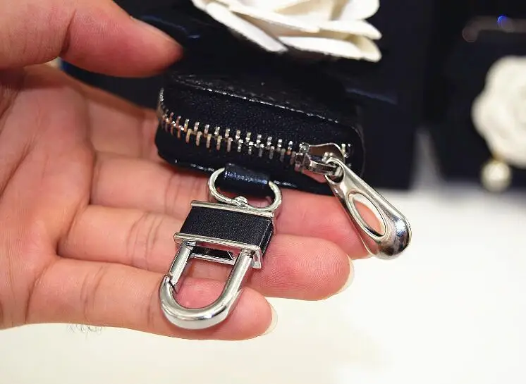Fashion-Camellia-Flower-Key-Holder-Genuine-leather-bag-Women-Car-key-wallet-Keychain-Cover-6