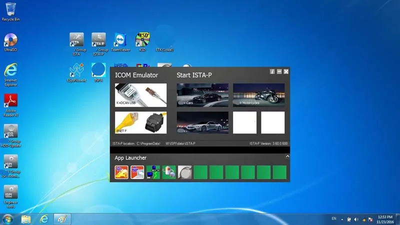  2019 Último Escáner Icom siguiente A+B + C para BMW Icom con el último Software HDD para Panasonic 