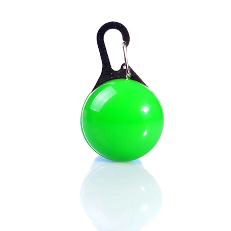TPXCKz светодиод для домашних собак ночник мигающий воротник яркое ожерелье с подвеской безопасность для щенков и кошек светящийся яркий сверкающий в темноте игрушка - Цвет: Зеленый