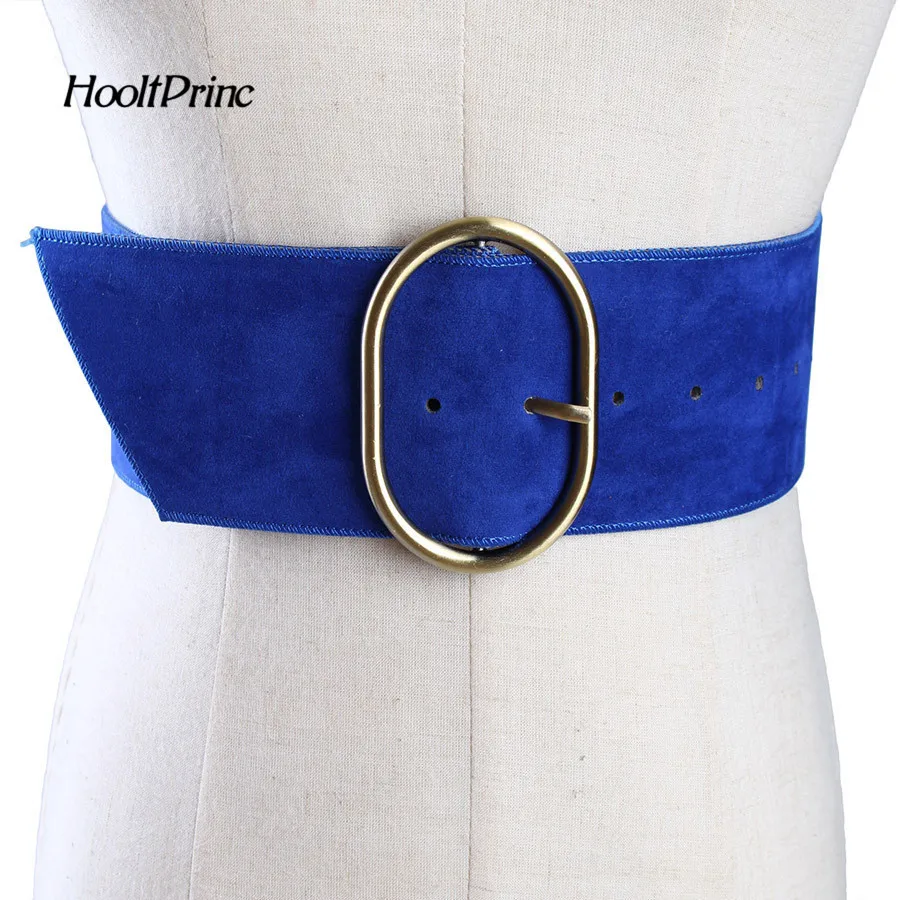 

BrandNew Autumn winter coat accessories Women PU leather wide Belt Fashion Large metal tide all-match Casual accessories