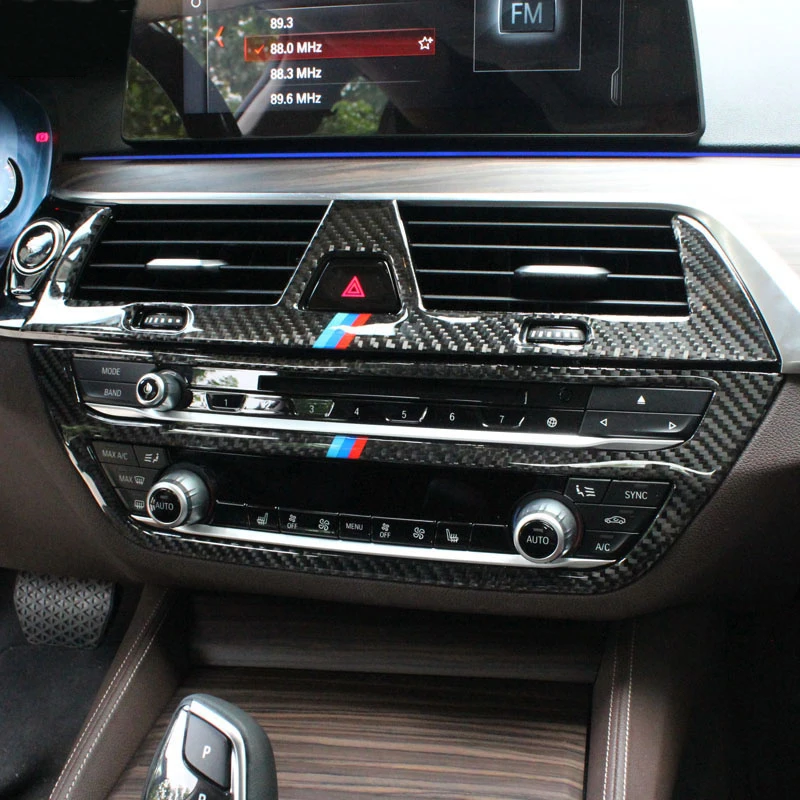 Для BMW G30 G32 6GT внутренняя отделка углеродное волокно кондиционирование CD панель