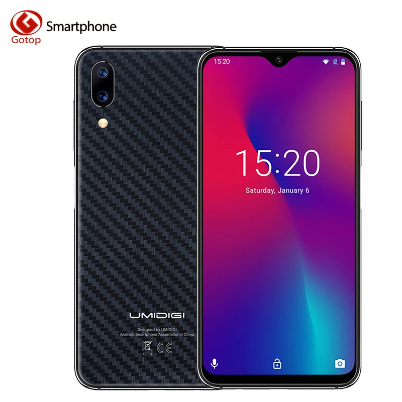 

UMIDIGI One Max Global Version 4GB 128GB 6.3" Waterdrop Full-Screen 4150mAh Dual Camera Smartphone NFC Wireless Charging Face ID