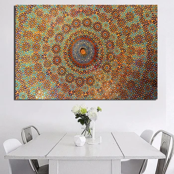 

Islamic Shah Jahan Mosque Roof Canvas Painting Living Room Home Decoration Modern Wall Art Oil Painting Posters Pictures Artwork