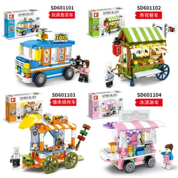 

mini street view mobile sale vehicle take-away trolley puzzle jigsaw puzzle jigsaw puzzle jigsaw puzzle diy small parti