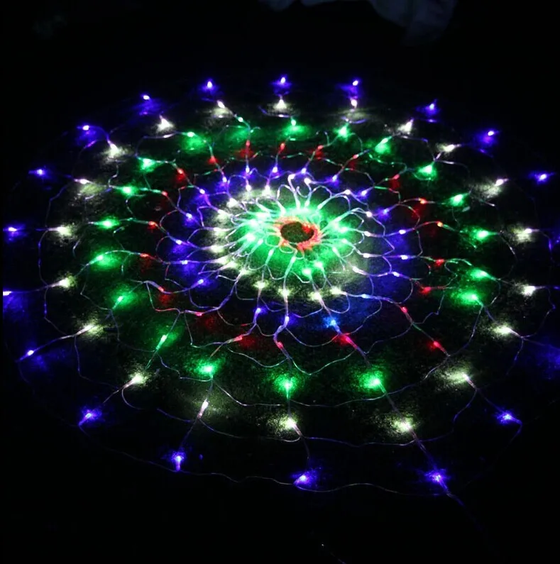 Creative Christmas Lights.Spider Web LED Twinkle Light. Outdoor Creative Christmas lights.Spider web LED twinkle light. Outdoor patio roof decoration flashing lights. LED holiday lights series-in Holiday Lighting from ... - Creative Christmas Lights.Spider Web LED Twinkle Light. Outdoor