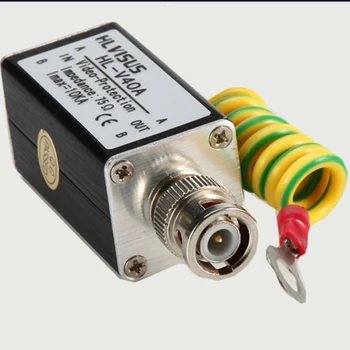 

BNC COAX Coaxial Cable CCTV Monitoring Security Camera Monitor Surge Protector Thunder Lightning Arrester Protection Device