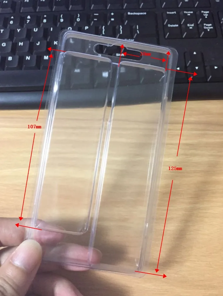 

10 pieces Strap box plastic box transparent box suitable for bracelet jewelry packaging Display box