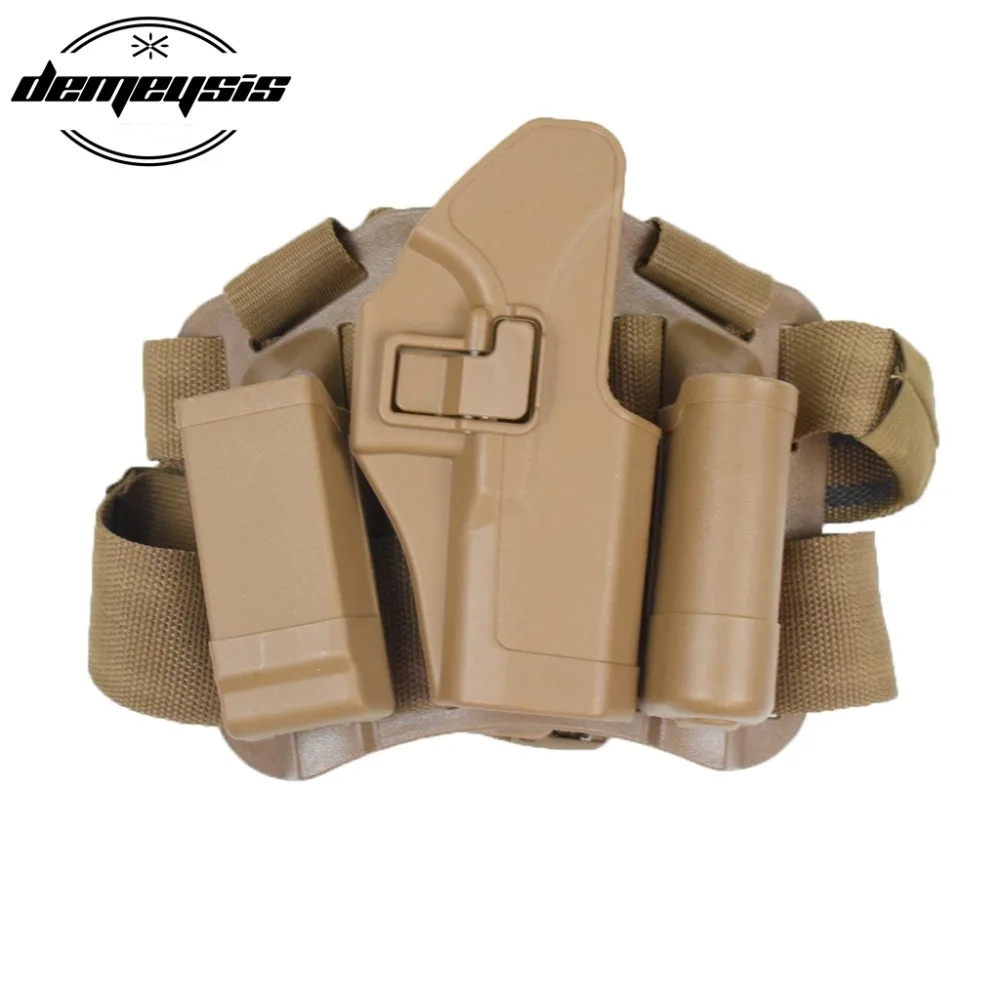 Tactical Right Hand Drop Leg Holster Airsoft hunting holster Pistol gun