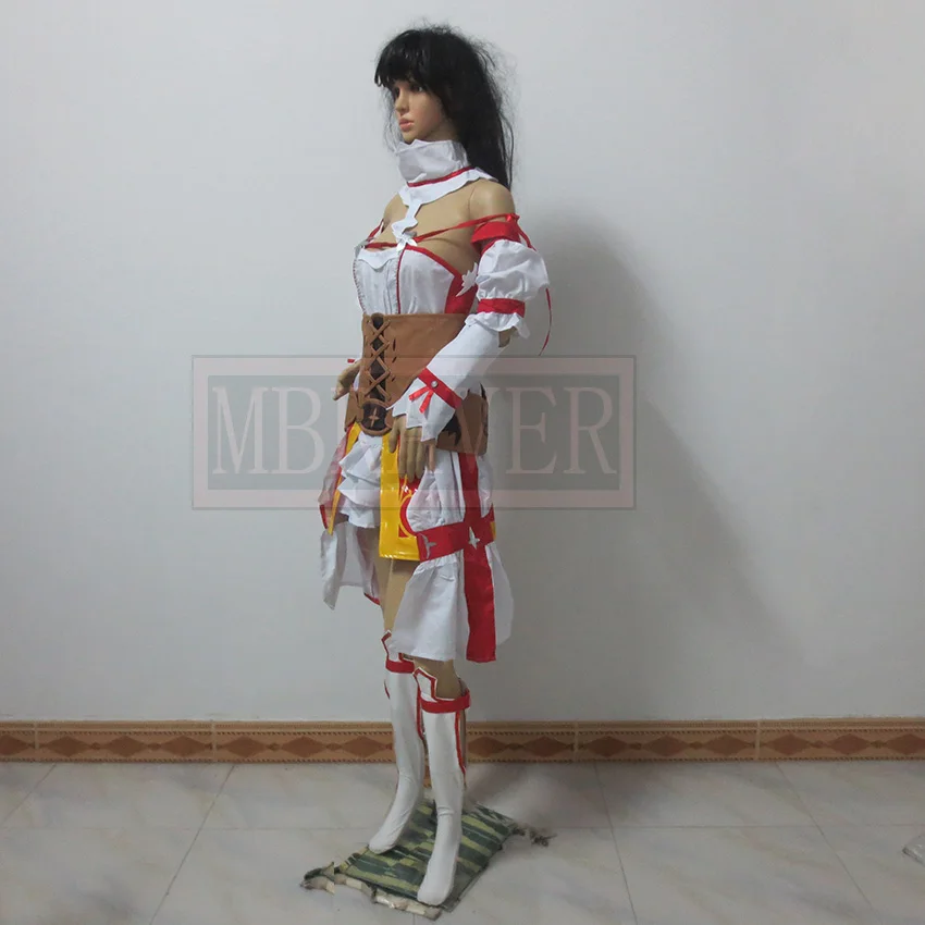 Sword Art Online костюм Asuna для косплея(костюмированных игр